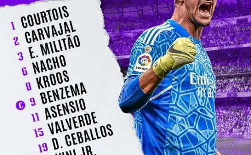 Real Madrid dio a conocer su oncena inicial para esta jornada.