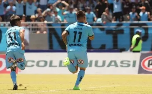Ramos celebra su gol ante San Luis