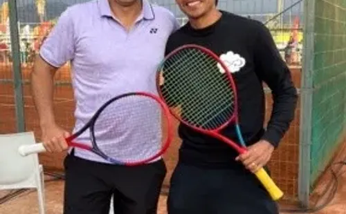 La foto de Matías Fernández y Fernando González en La Serena. (Captura Instagram).