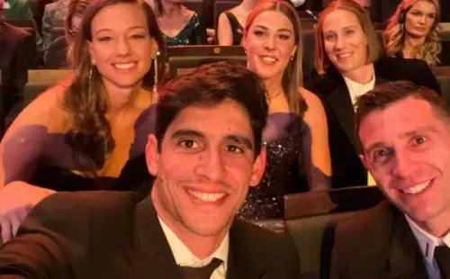 Los mejores arqueros del mundo en los premios The Best. | Instagram Tianeendler