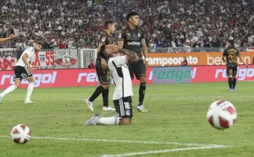 El paraguayo Lezcano se lamenta en el Monumental (Agencia Uno)