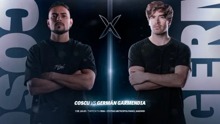 Germán Garmendia animará el evento central de la noche ante Coscu. (Foto: Ibai Llanos)
