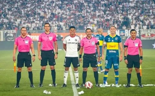 Esteban Pavez previo al sorteo en el duelo entre Colo Colo y Everton. (Guille Salazar/RedGol).
