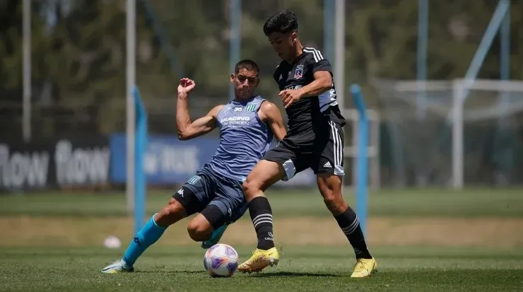 Damián Pizarro está haciendo mérito para ser considerado en el primer equipo albo. | Foto: Colo Colo.