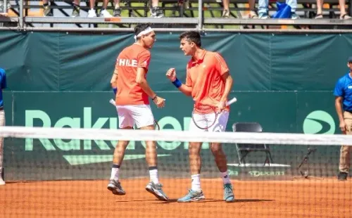 Barrios y Tabilo se lucieron en los dobles del Chile Open. | Foto: Agencia Uno