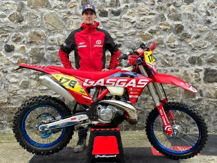 Benjamín Herrera prepara todo para competir en el Campeonato del Mundo FIM de EnduroGP. Foto: Red Bull/Cedida.