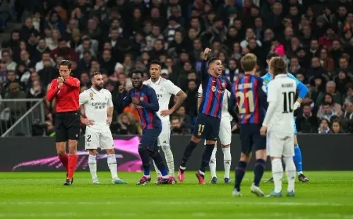 Barcelona se puso en ventaja con un autogol de Militao y después solo atacó de contragolpe. Foto: Getty Images