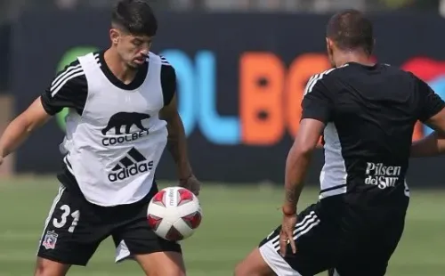 Matías de los Santos tendrá su primer partido como titular en Colo Colo. Foto: Comunicaciones Colo Colo.