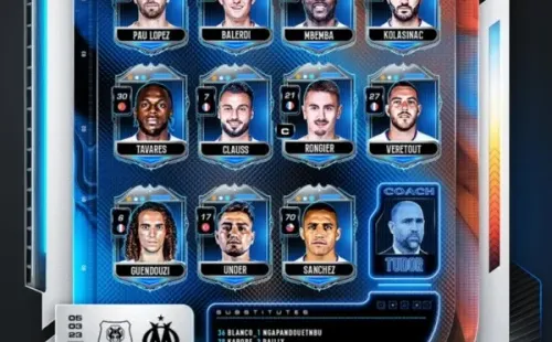 Formación del Marsella.