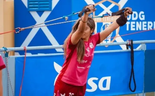Javiera Toro no ha sumado minutos con su equipo estas semanas. | UDG Tenerife