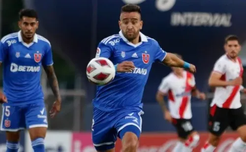 24 DE FEBRERO 2023/CURICÓ. Durante el partido válido por la sexta fecha del Campeonato Betsson 2023 entre Curicó Unido y Universidad de Chile disputado en el Estadio La Granja.FOTO: GABRIEL SILVA/AGENCIA UNO