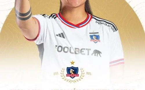 El afiche de anuncio del amistoso de este martes. | Colo Colo Femenino