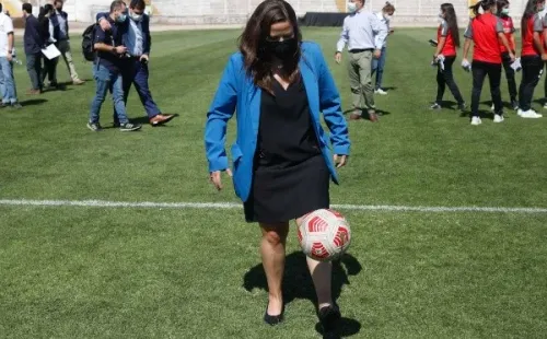 Benado fue una de las propulsoras de la ley de profesionalización del futfem. | Agencia Uno