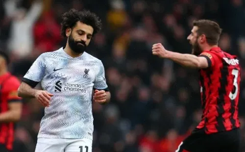 Mohamed Salah se perdió el penal que le pudo dar el empate al Liverpool. Foto: Getty Images