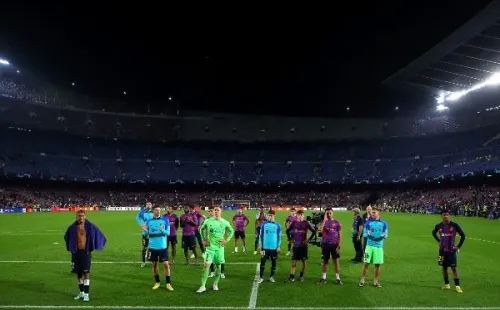 Barcelona arriesga quedar fuera de los torneos de la UEFA. | Foto: Getty