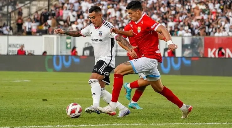 La presencia titular de Darío Lezcano es una de las incógnitas de Colo Colo.    Foto: Guillermo Salazar
