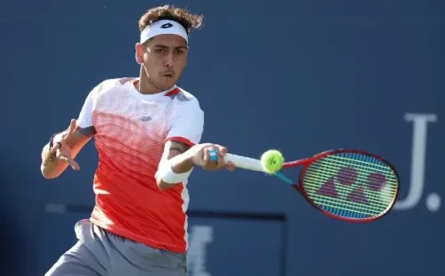 Tabilo no pudo vencer a Tiafoe e Indian Wells se quedó sin chilenos. | Foto: Getty