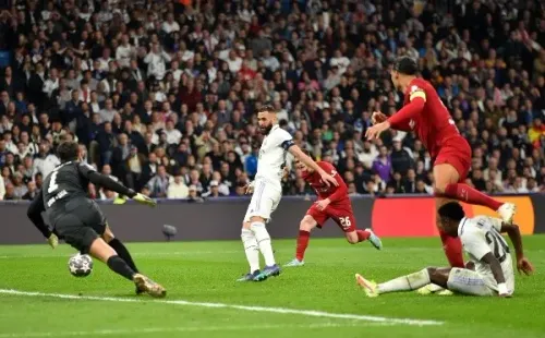 Benzema anotó el gol del triunfo, pero generó preocupación al presentar problemas en su pie. Foto: Getty Images