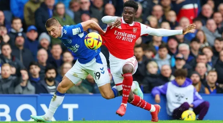 Bukayo Saka es una de las grandes figuras del Arsenal y el futuro de la selección inglesa. Foto: Getty Images