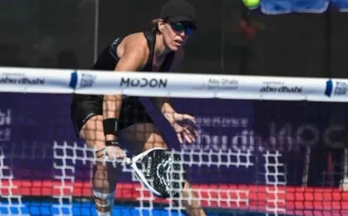 Lucía Sainz exhibe todo su talento en el Chile Pádel Open 2023. | Foto: Instagram @luciasainzp