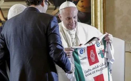 Palestino igual está en la colección del Francisco.