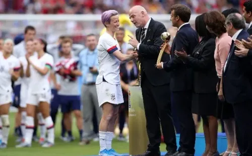 Infantino solamente ha sido presidente de la FIFA en un Mundial Femenino: Francia 2019. | Getty Images