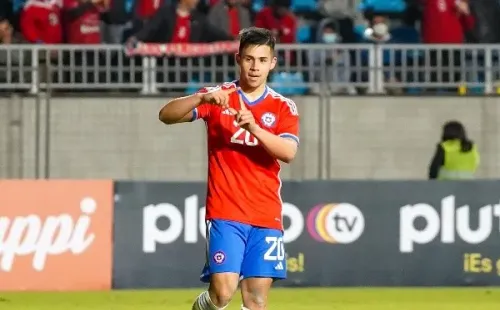 Alexander Aravena en la Roja Sub 23
