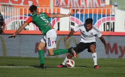Marcos Bolados no pudo hacer mucho en la derrota de Colo Colo frente a Cobresal. (Agencia Uno).