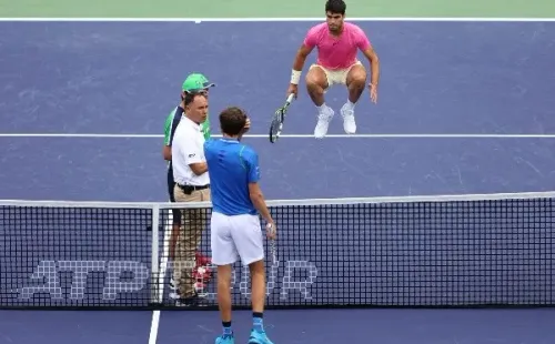 Medvedev no fue rival para Alcaraz