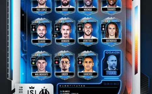 Formación del Marsella.
