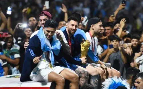 La selección argentina paraliza a su país. | Foto: Getty