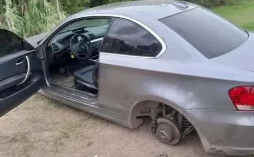 El auto de Brian Fernández