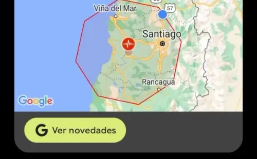 Alerta de sismo en Android
