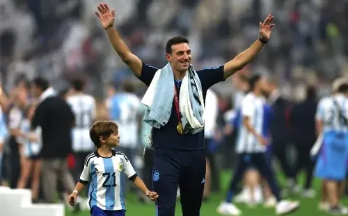Lionel Scaloni y Argentina serán recibidos como héroes en sus primeros amistosos tras Qatar 2022. Foto: Getty Images