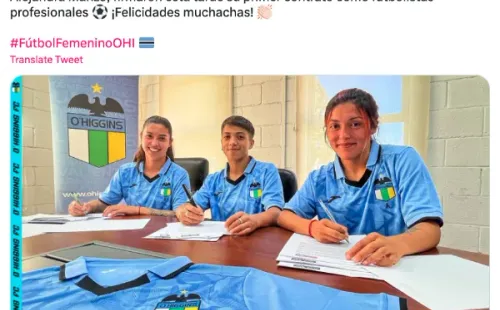 El anuncio de O’Higgins de sus nuevos contratos. | Ohigginsoficial