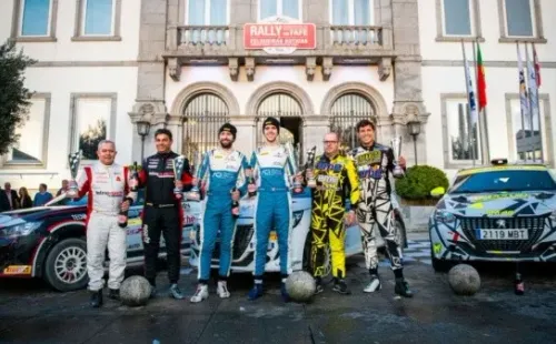 Patricio Muñoz quedó en el tercer lugar de la carrera que se corrió en Portugal. | Foto: ERC FIA