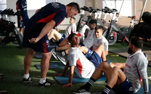 Darío Osorio no pudo entrenar con normalidad y abandonó la concentración de la Roja. Foto: Comunicaciones @LaRoja