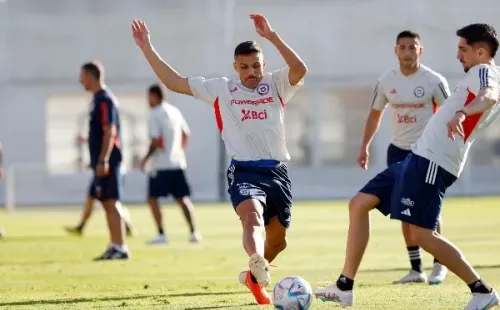 Alexis Sánchez lidera el ataque de Chile ante Paraguay. Foto: Comunicaciones @LaRoja