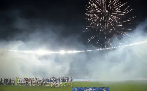 El ambiente en el estadio Monumental de Núñez: Argentina venció a Panamá por 2-0. (Getty Images 2023).