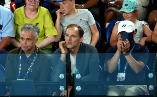 Thomas Tuchel presente en las gradas del Australian Open, el primer grand slam del año en el ATP y la WTA. (Getty Images).