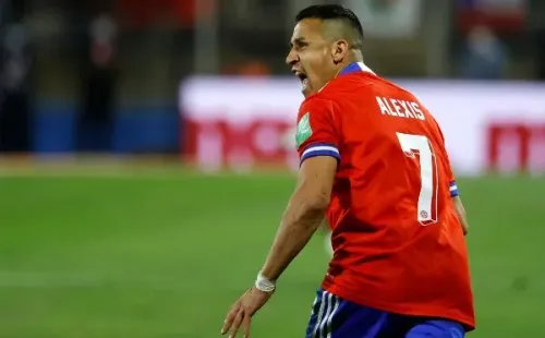 Alexis Sánchez en la Roja