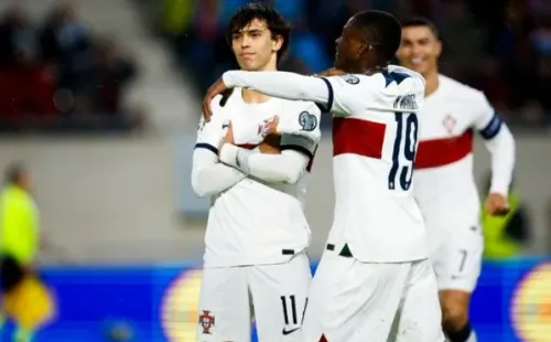 Joao Félix celebra su gol ante Luxemburgo (Foto: Selección Portugal)