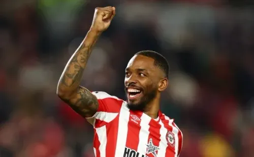 Ivan Toney celebra uno de los 16 goles que ha marcado en la presente edición de la Premier League. (Getty Images).