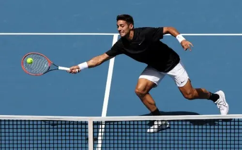 Cristian Garin jugó a un gran nivel, pero se despidió en tercera ronda del Masters 1.000 de Miami. | Foto: Getty