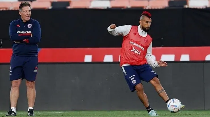 Arturo Vidal suma 137 partidos y 33 goles en la selección chilena. Foto: Carlos Parra/ANFP