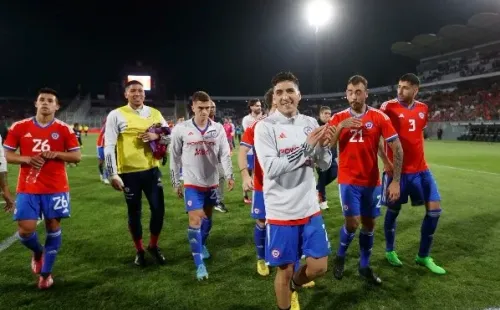 Matías Catalán (21) salió así de la cancha tras su debut en la selección chilena. (Guille Salazar/RedGol).