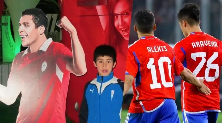 Aravena y Alexis antes y después