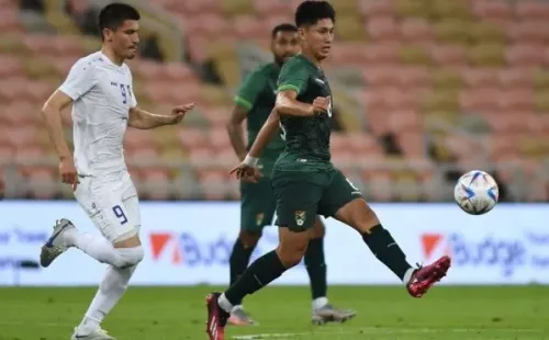Miguel Terceros en acción por Bolivia.