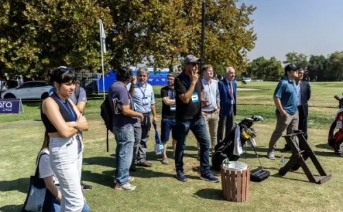 Periodistas en el Chile Classic