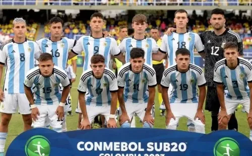 La selección argentina Sub 20 tuvo una pésima participación en el Sudamericano de Colombia. | Foto: Archivo.
